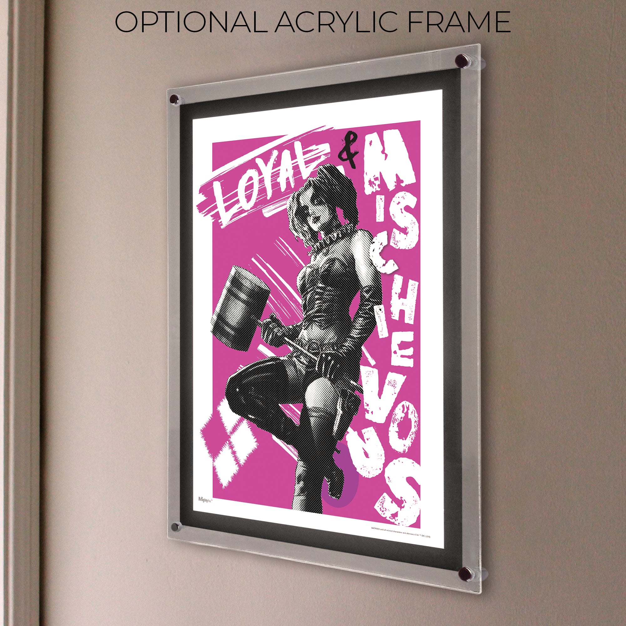 DC Comics (Harley Quinn - Grunge Pop) MightyPrint™ Wall Art MP17240967