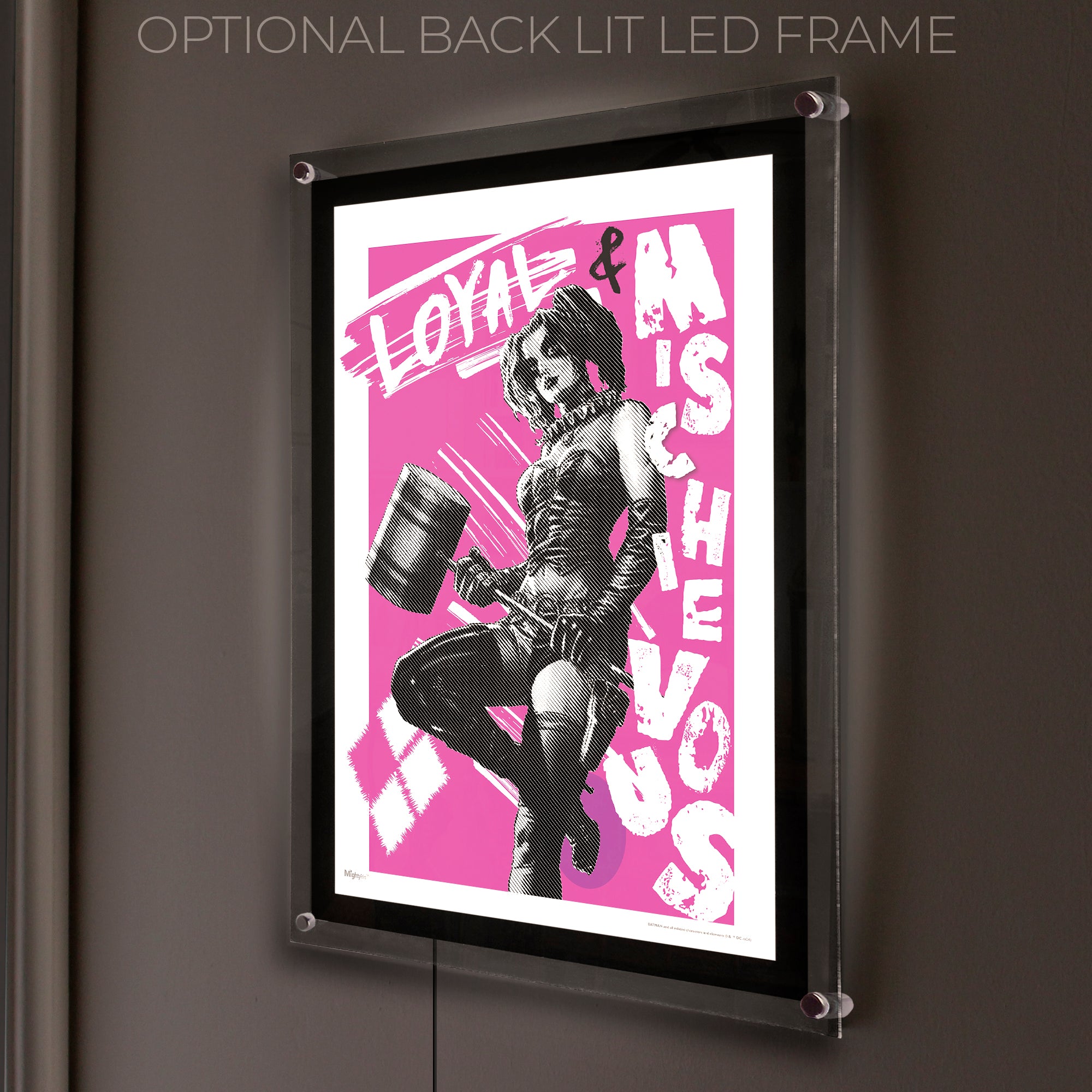 DC Comics (Harley Quinn - Grunge Pop) MightyPrint™ Wall Art MP17240967