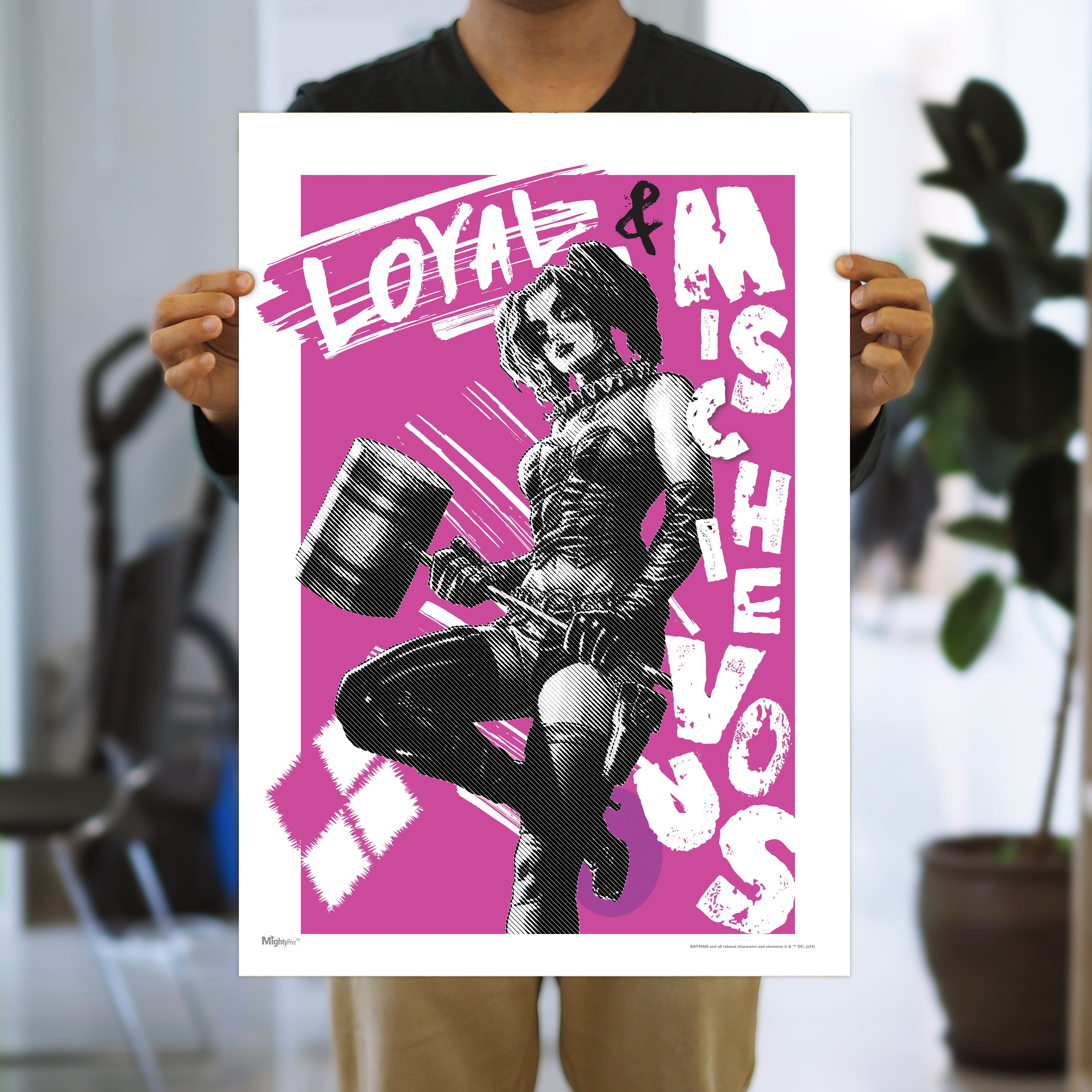 DC Comics (Harley Quinn - Grunge Pop) MightyPrint™ Wall Art MP17240967