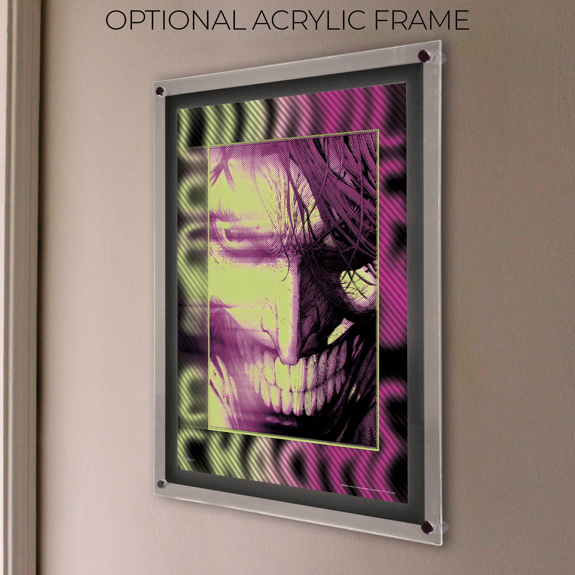 DC Comics (Joker - Grunge Pop) MightyPrint™ Wall Art MP17240968