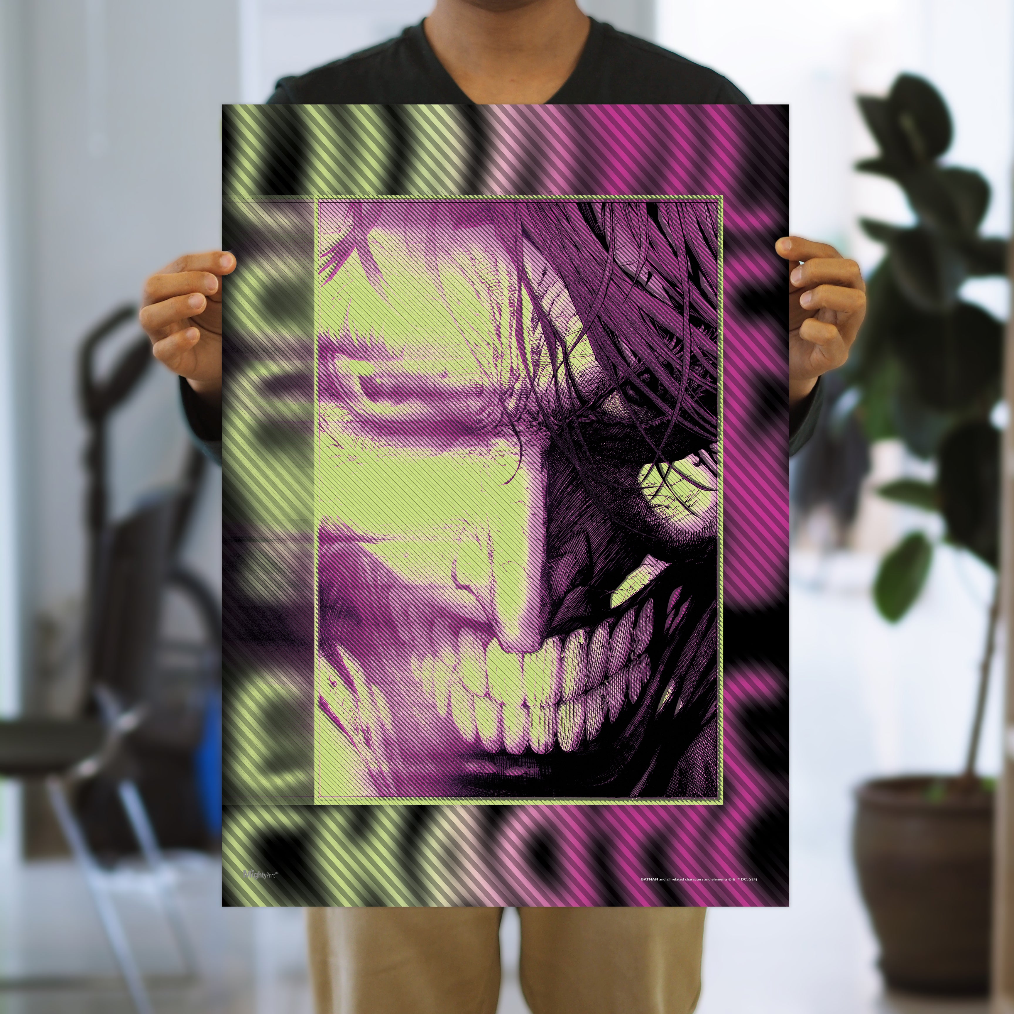 DC Comics (Joker - Grunge Pop) MightyPrint™ Wall Art MP17240968