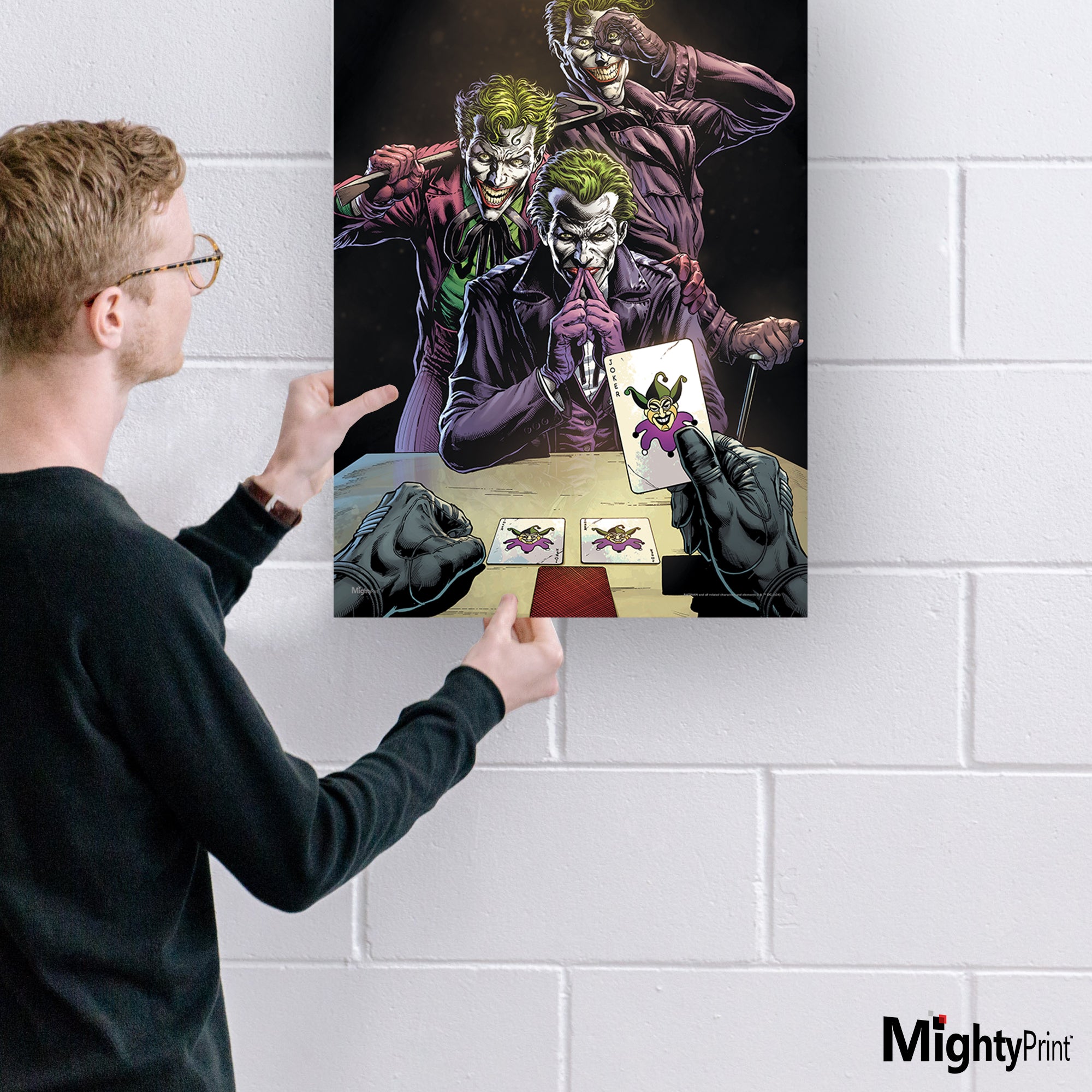 DC Comics (Batman: Three Jokers Comic Book Cover Art) MightyPrint™ Wall Art MP17240969