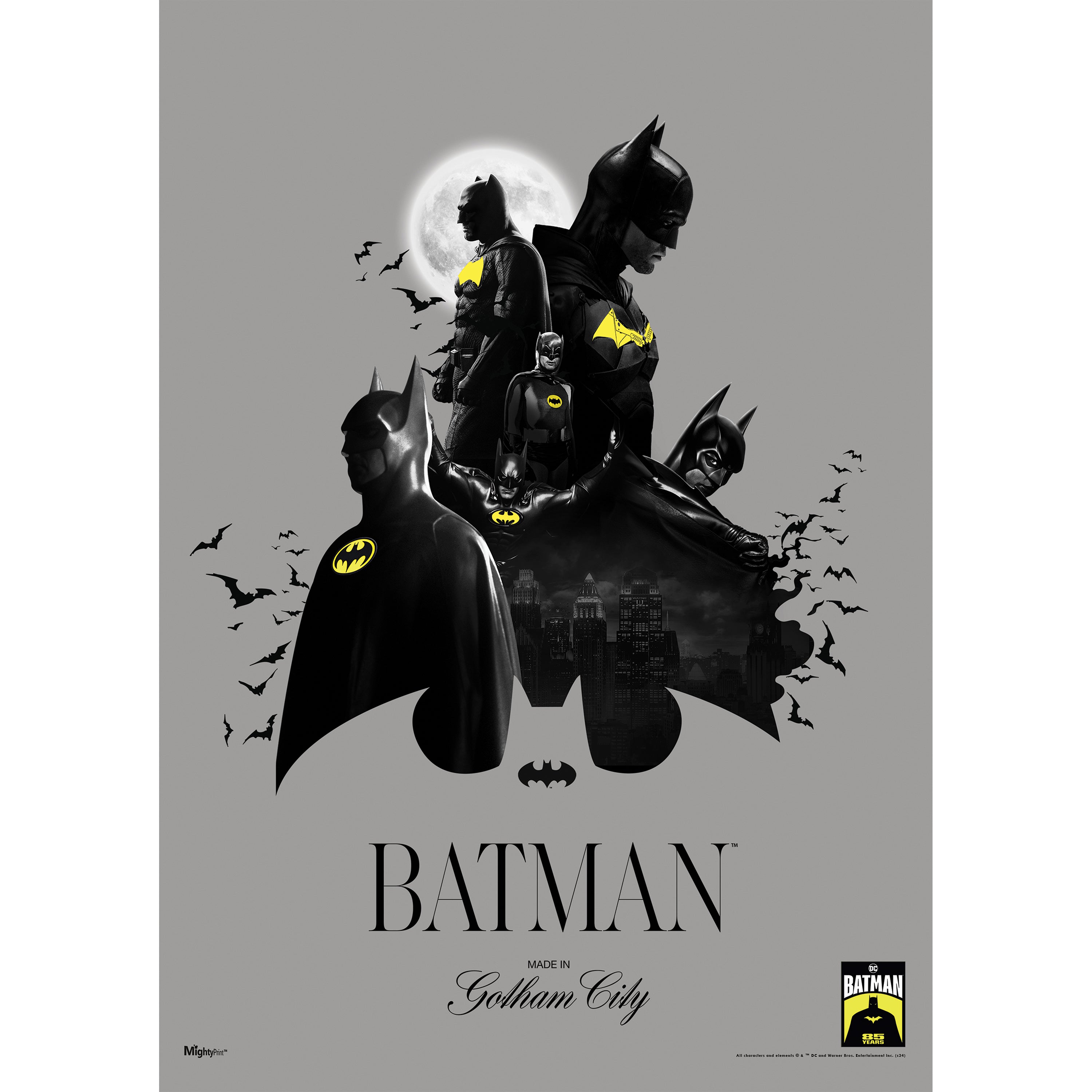 Batman 85th (Batman Mash-Up) MightyPrint™ Wall Art MP17240985