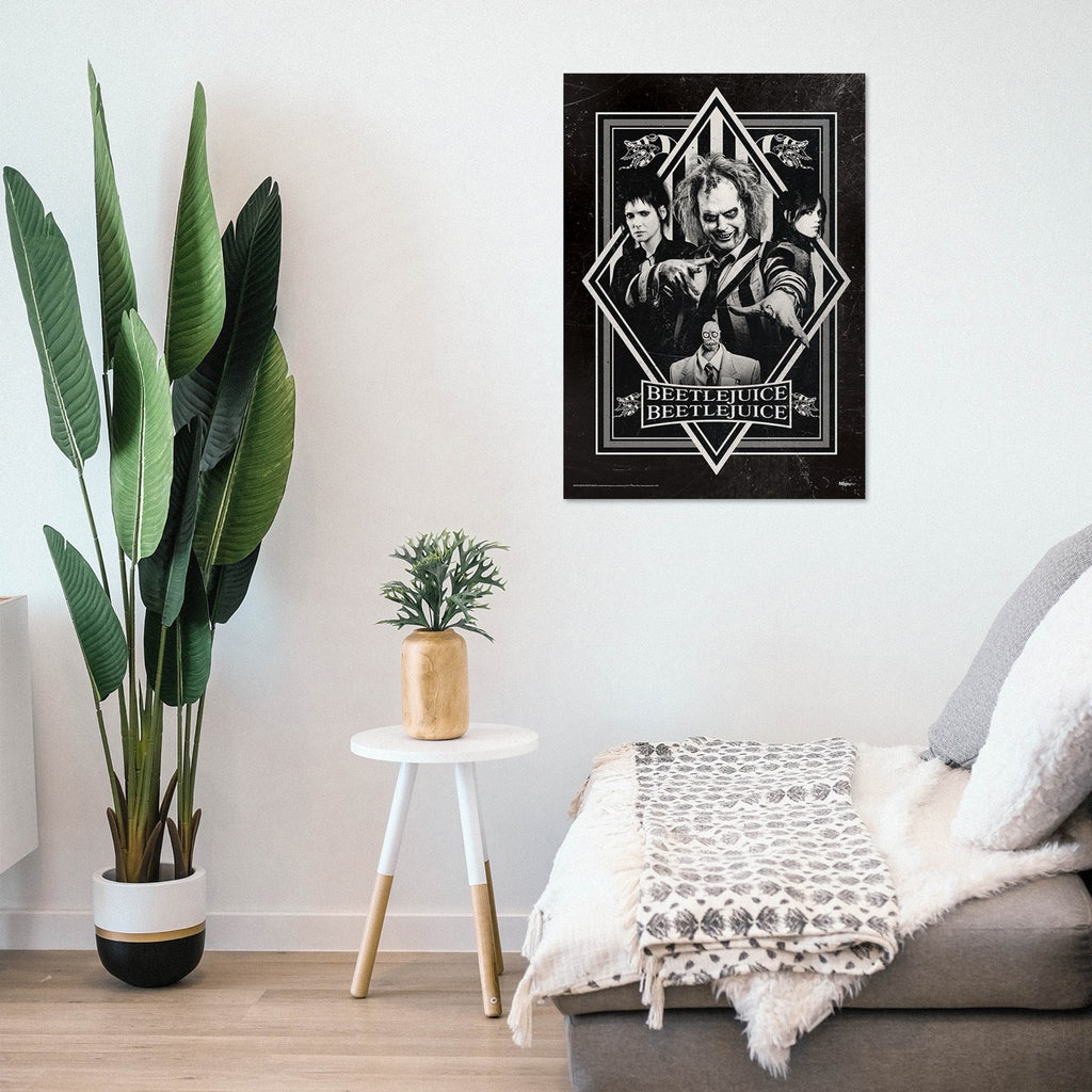 Beetlejuice Beetlejuice (Black and White) MightyPrint™ Wall Art MP17240995