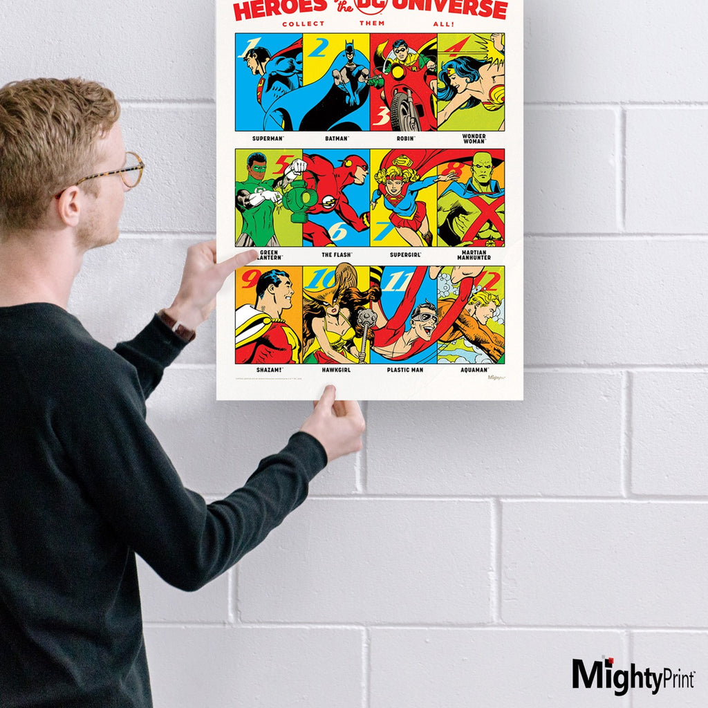 Justice League (Heroes of DC) MightyPrint™ Wall Art MP17241017