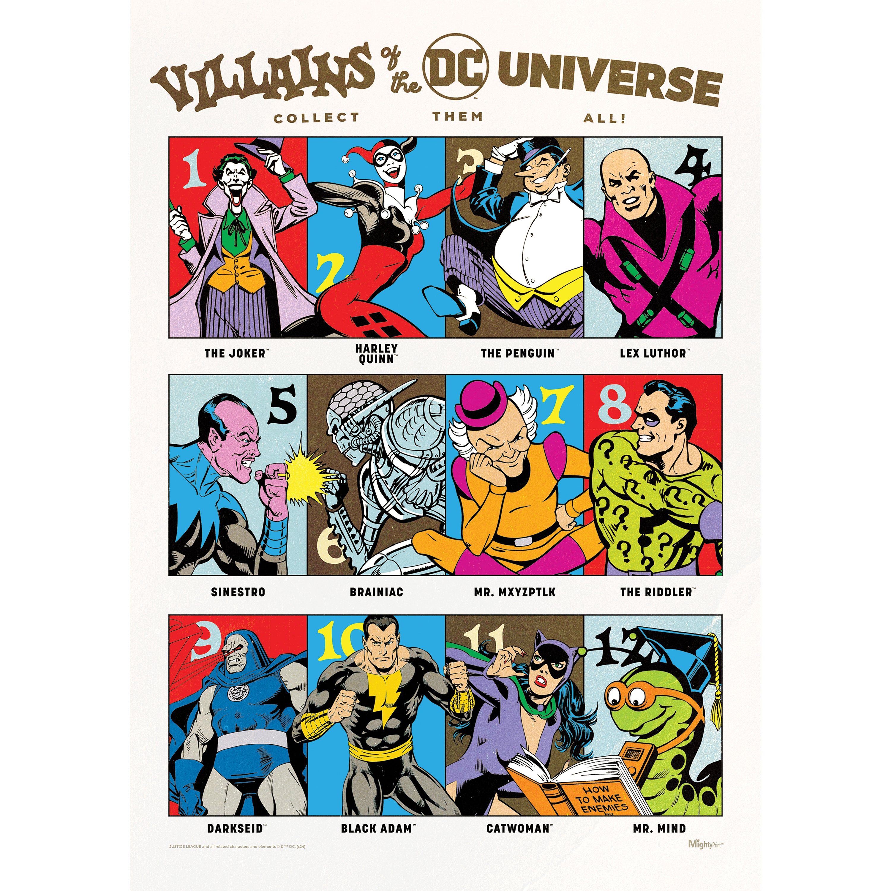 Justice League (Villains of DC) MightyPrint™ Wall Art MP17241018