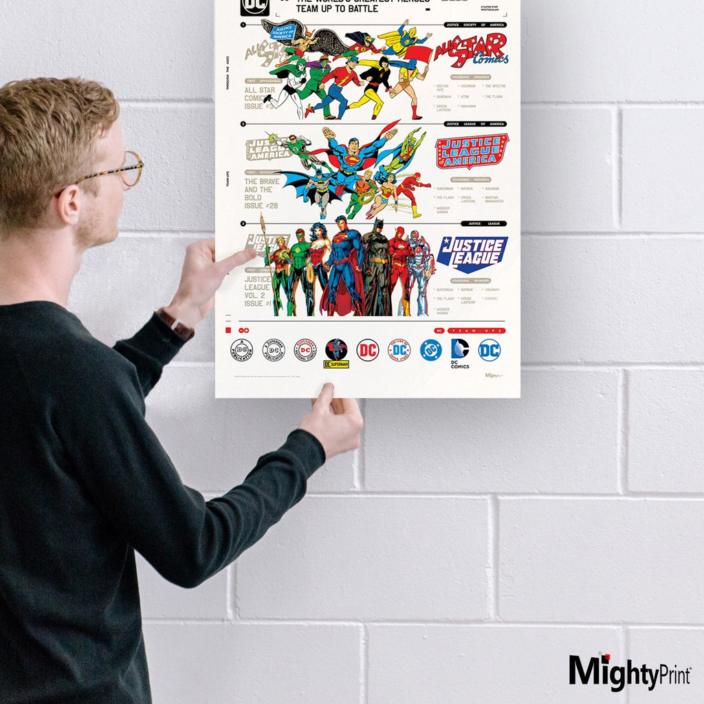 Justice League (DC Through the Ages) MightyPrint™ Wall Art MP17241019