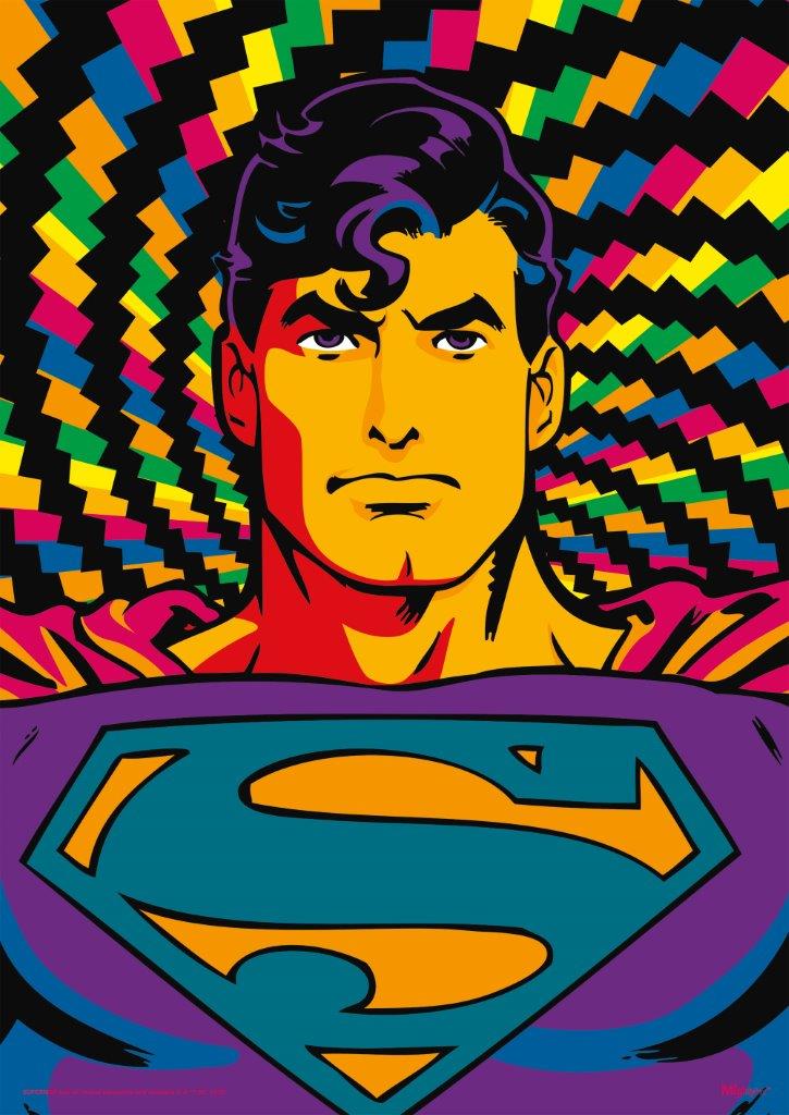Superman (Psychedelic) MightyPrint™ Wall Art MP17241022