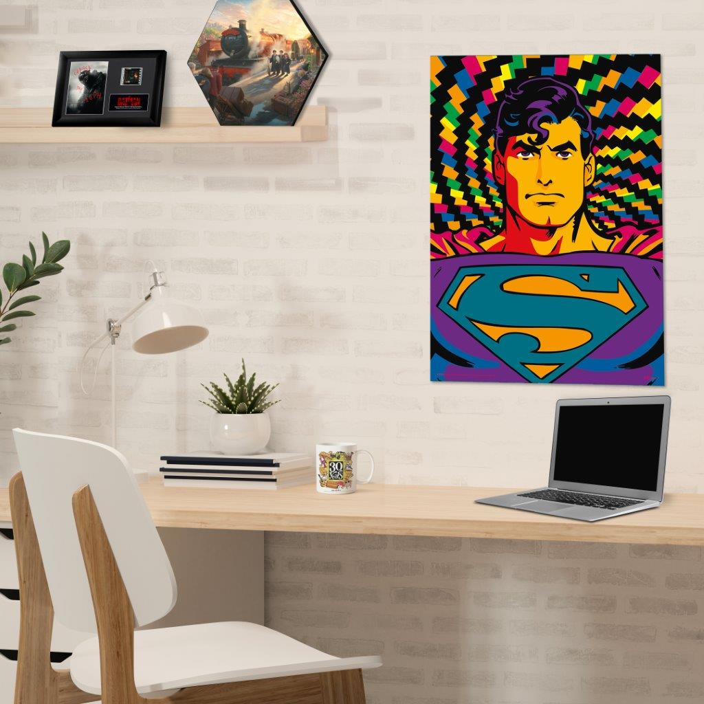 Superman (Psychedelic) MightyPrint™ Wall Art MP17241022
