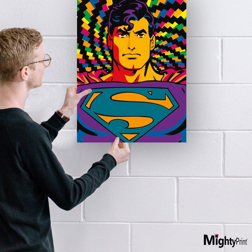 Superman (Psychedelic) MightyPrint™ Wall Art MP17241022