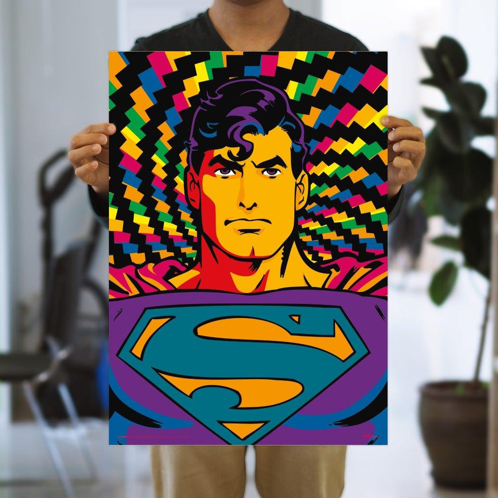 Superman (Psychedelic) MightyPrint™ Wall Art MP17241022
