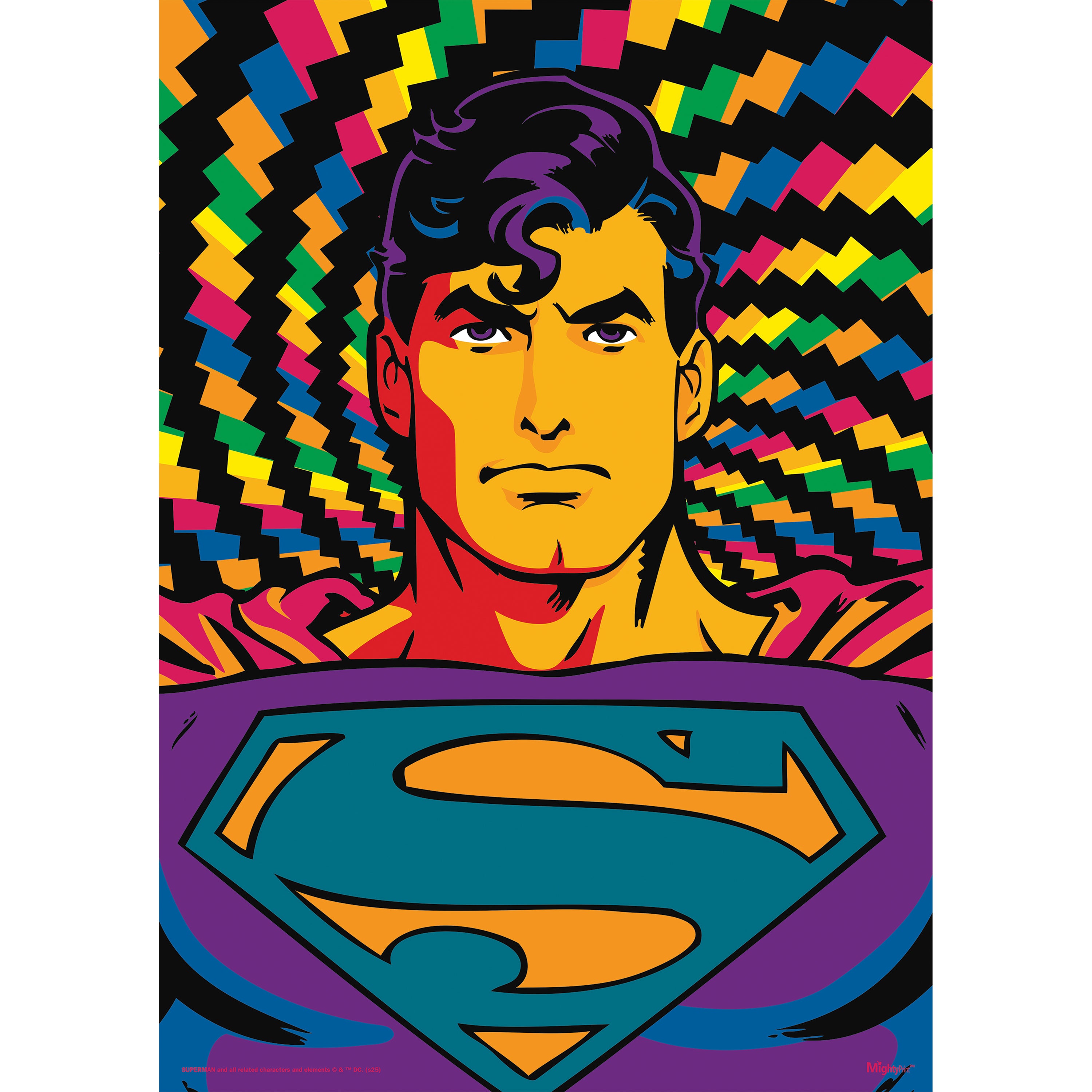 Superman (Psychedelic) MightyPrint™ Wall Art MP17241022