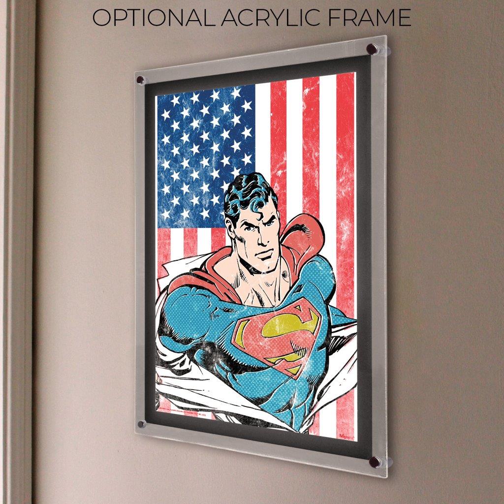 Superman (American Flag) MightyPrint™ Wall Art MP17241026