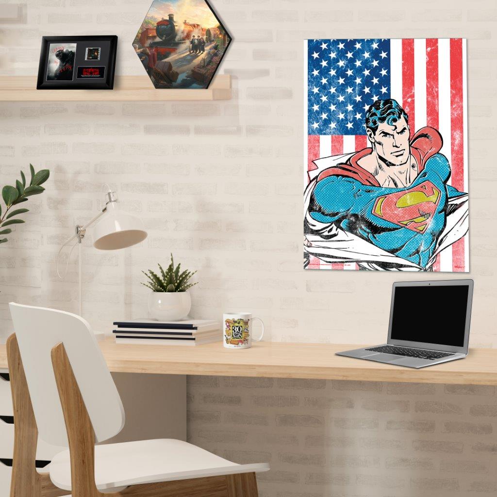 Superman (American Flag) MightyPrint™ Wall Art MP17241026