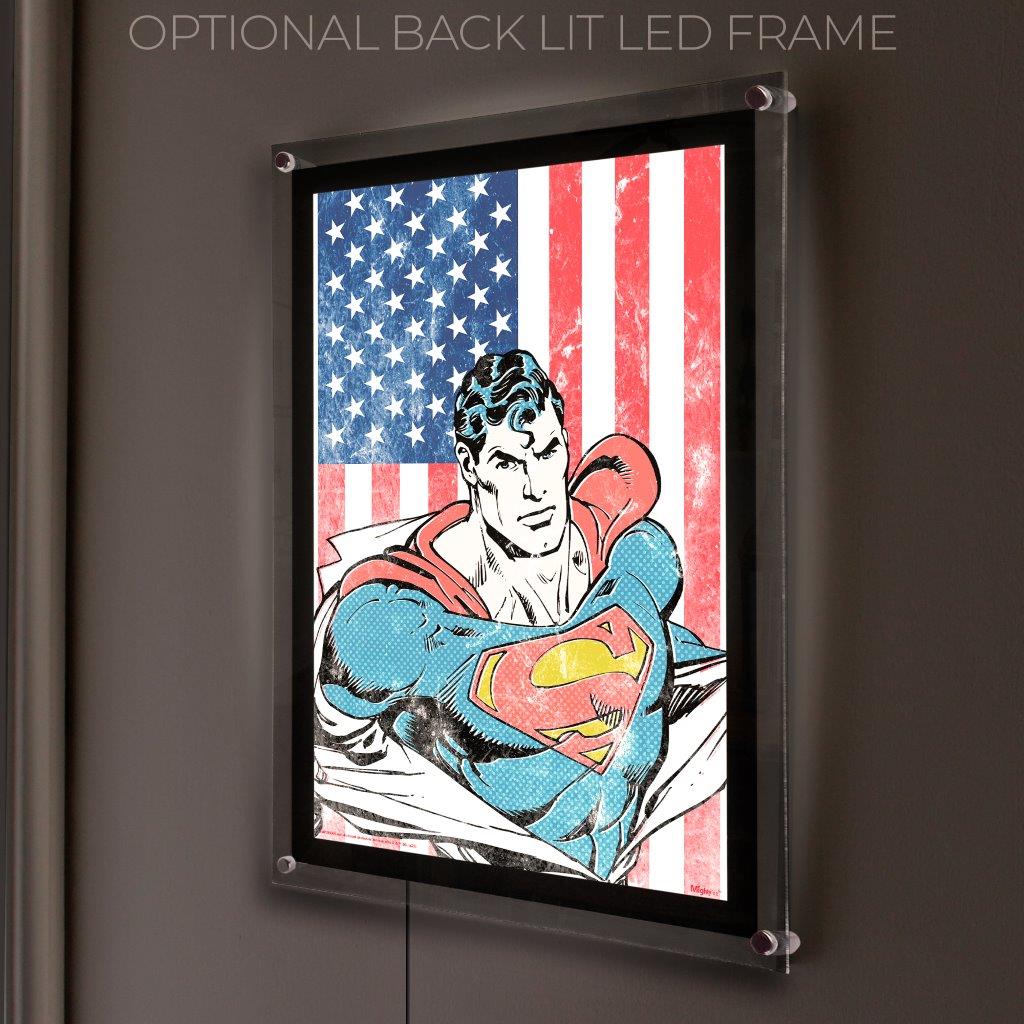 Superman (American Flag) MightyPrint™ Wall Art MP17241026
