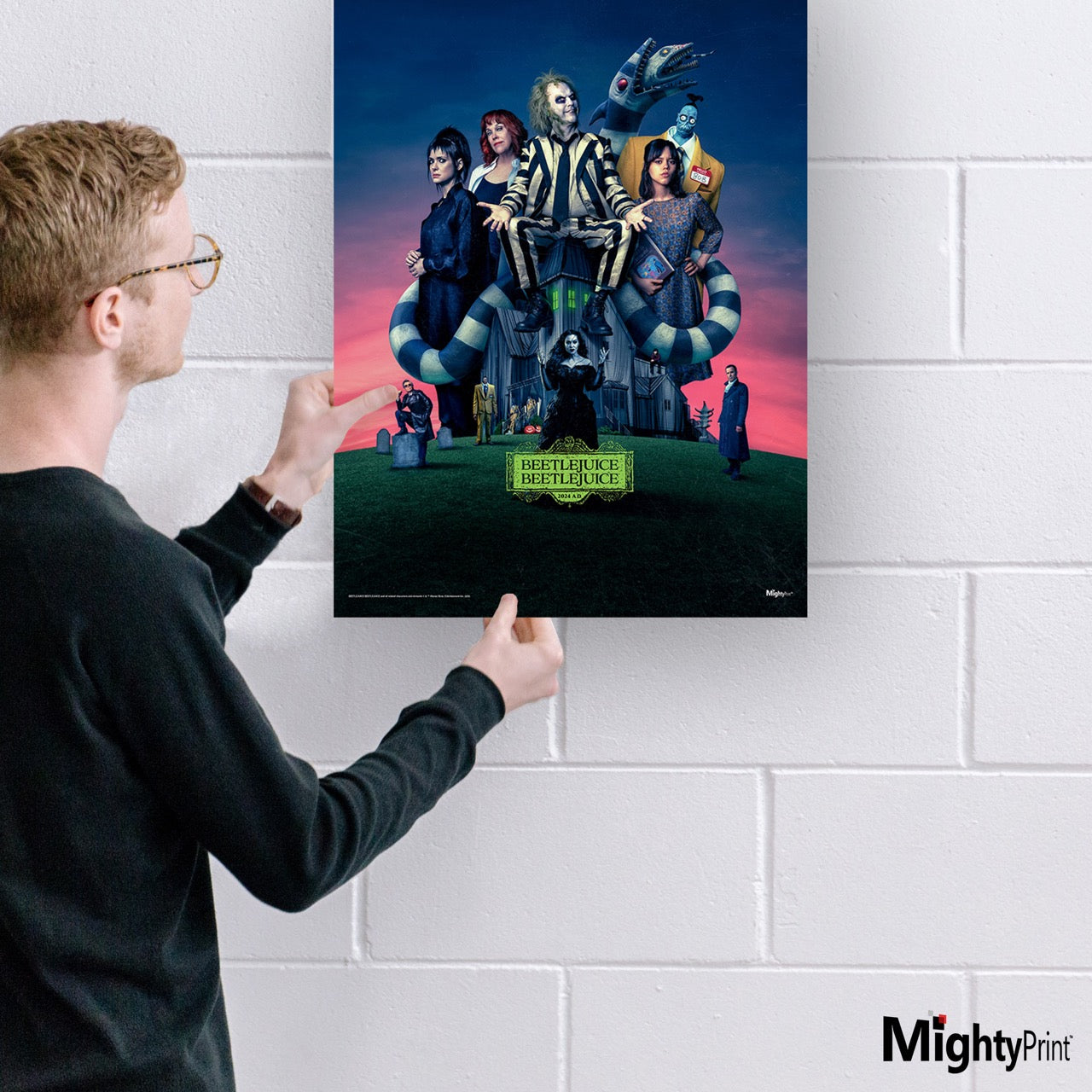 Beetlejuice Beetlejuice (Movie Poster) MightyPrint™ Wall Art MP17241027