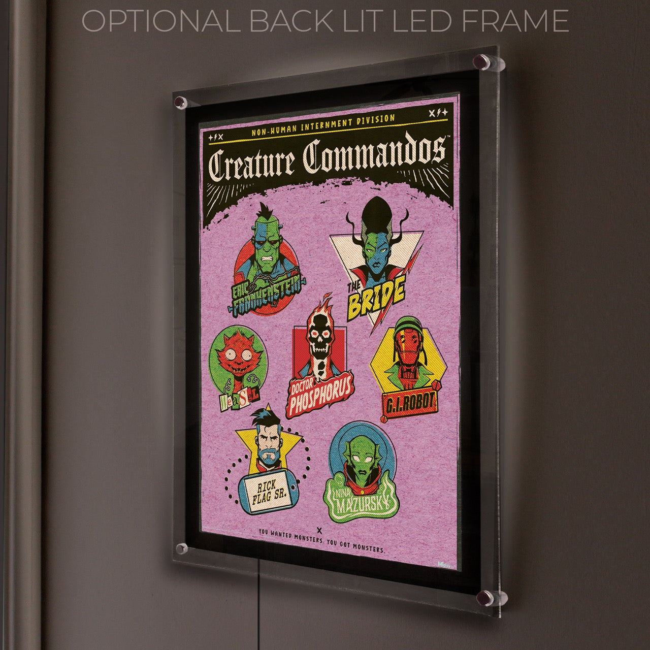 Creature Commandos (Headshots) MightyPrint™ Wall Art MP17241030