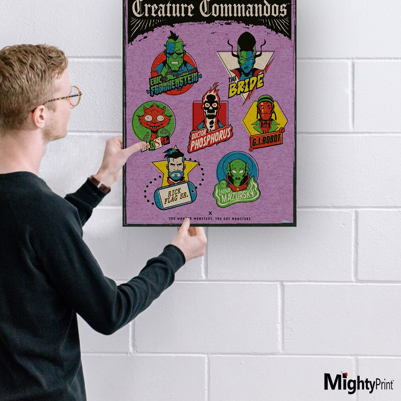 Creature Commandos (Headshots) MightyPrint™ Wall Art MP17241030