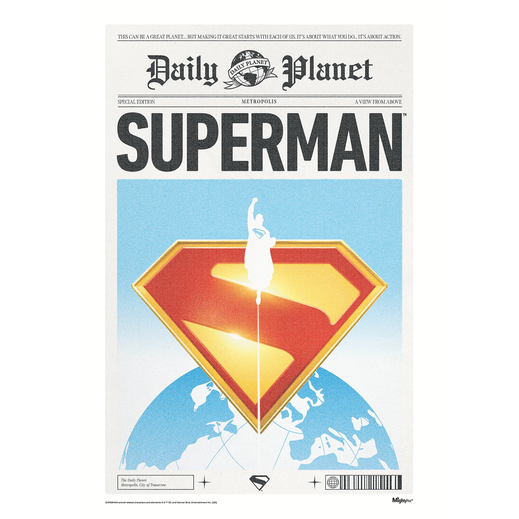 Superman (2025) (Daily Planet) MightyPrint™ Wall Art MP17241037