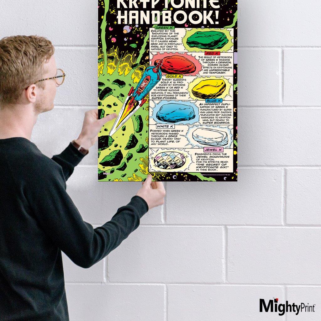 Superman (Kryptonite Handbook) MightyPrint™ Wall Art MP17241043