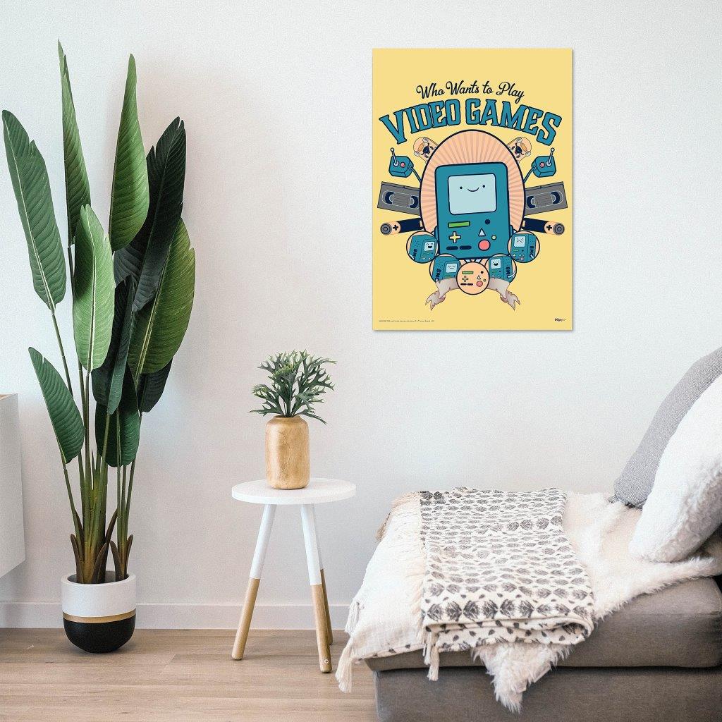Adventure Time (BMO “Who Wants to Play Video Games”) MightyPrint™ Wall Art MP17241054