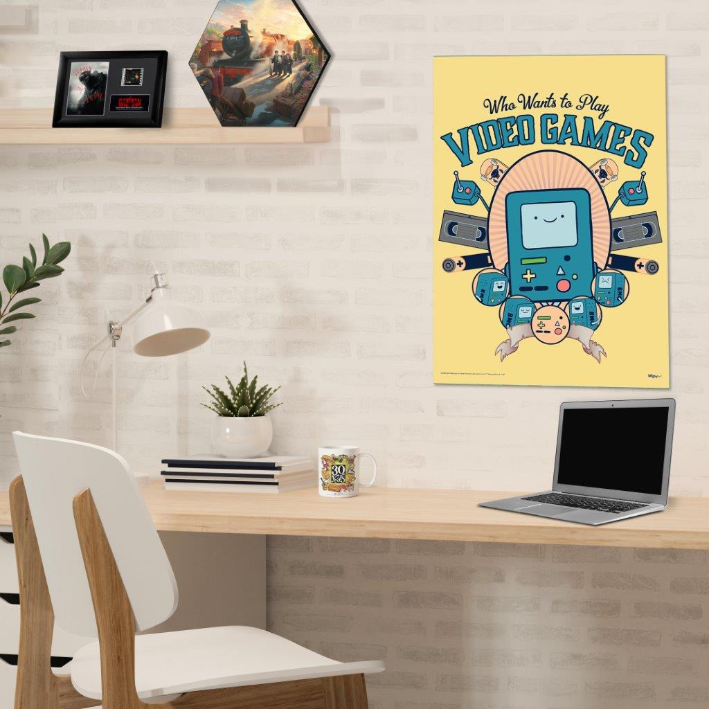 Adventure Time (BMO “Who Wants to Play Video Games”) MightyPrint™ Wall Art MP17241054