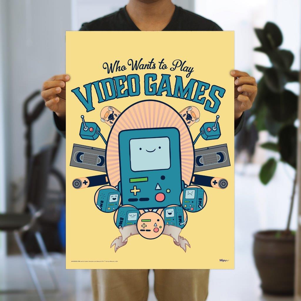 Adventure Time (BMO “Who Wants to Play Video Games”) MightyPrint™ Wall Art MP17241054