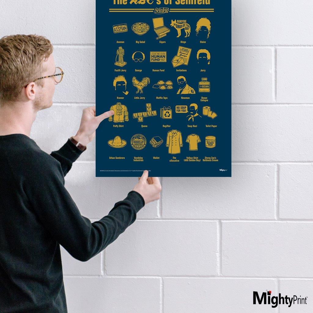 Seinfeld (ABC's of Seinfeld) MightyPrint™ Wall Art MP17241058