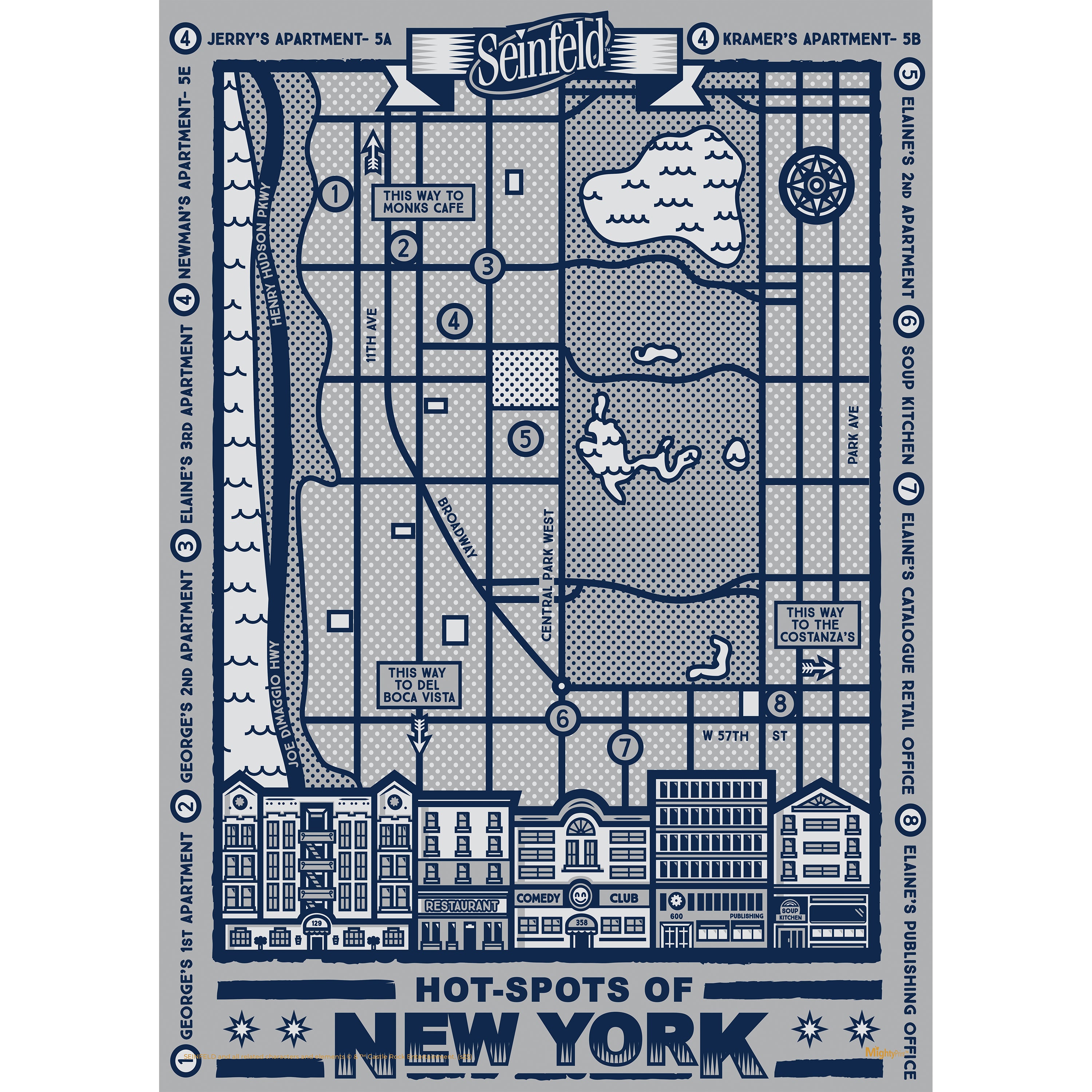 Seinfeld (New York) MightyPrint™ Wall Art MP17241059