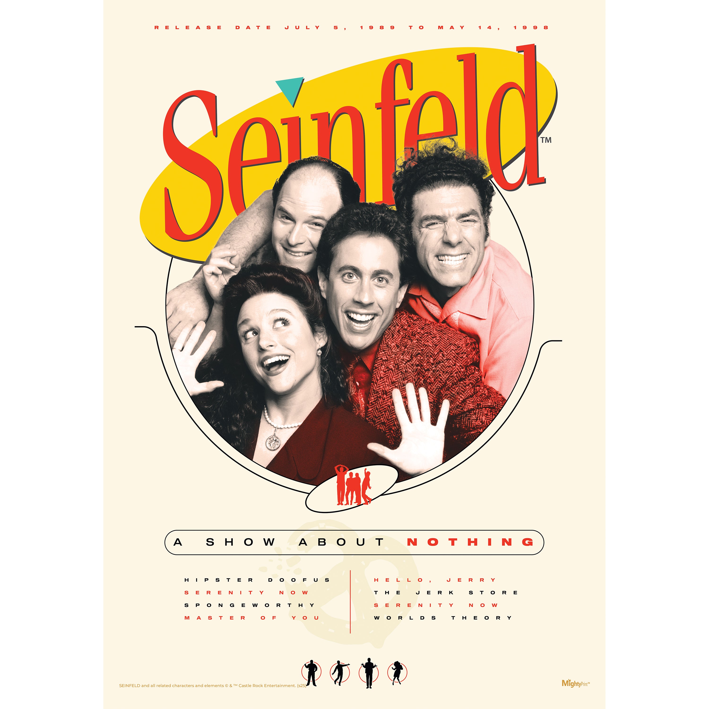 Seinfeld (The Core Four) MightyPrint™ Wall Art MP17241062