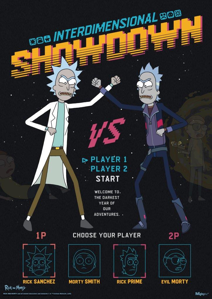 Rick and Morty (Interdimensional Showdown) MightyPrint™ Wall Art MP17241068