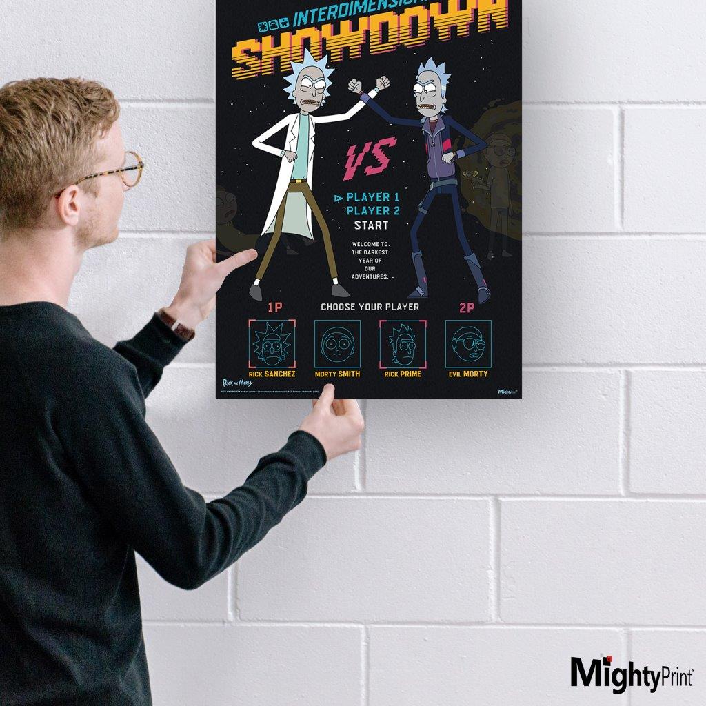 Rick and Morty (Interdimensional Showdown) MightyPrint™ Wall Art MP17241068