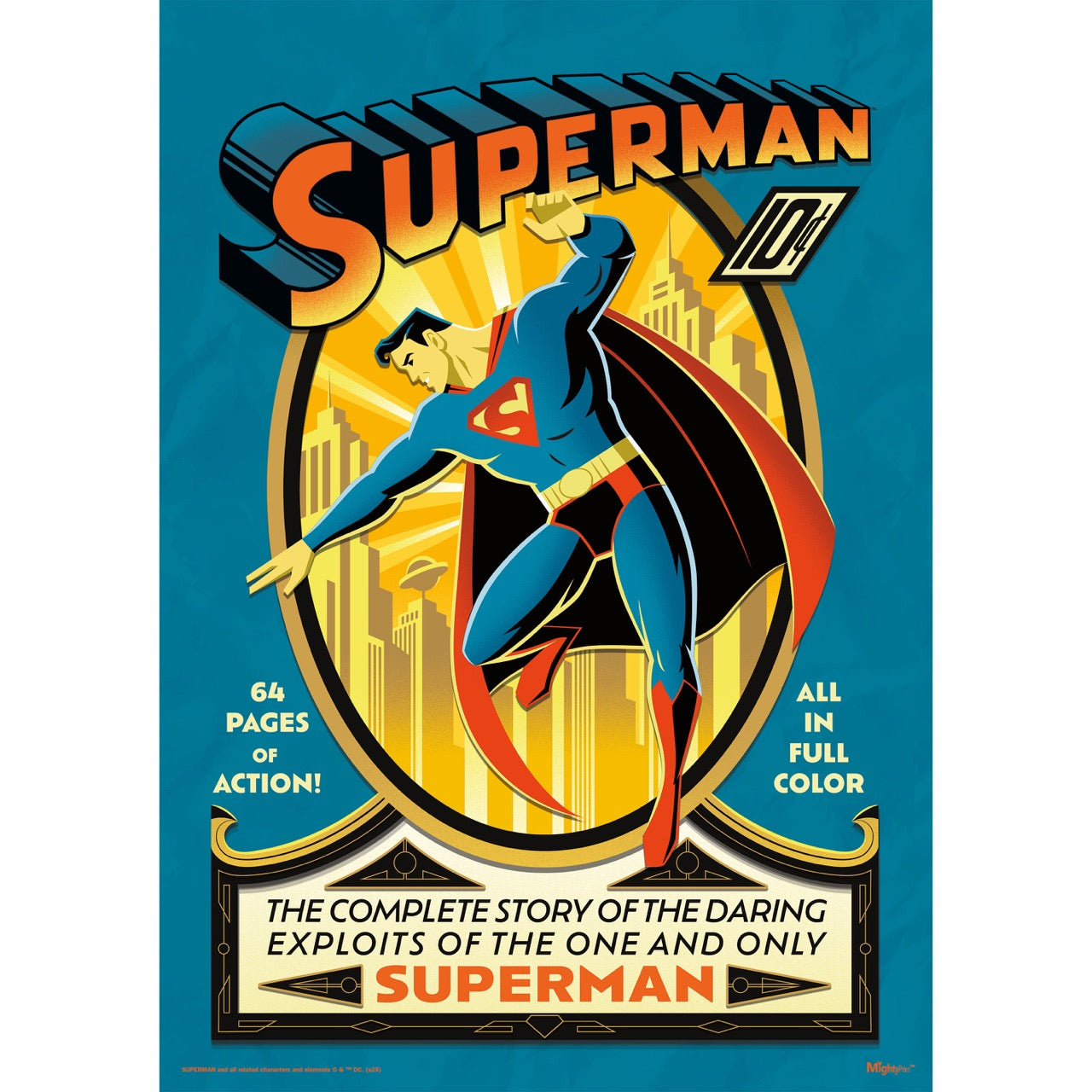 Superman (Vintage Cover) MightyPrint™ Wall Art MP17241081