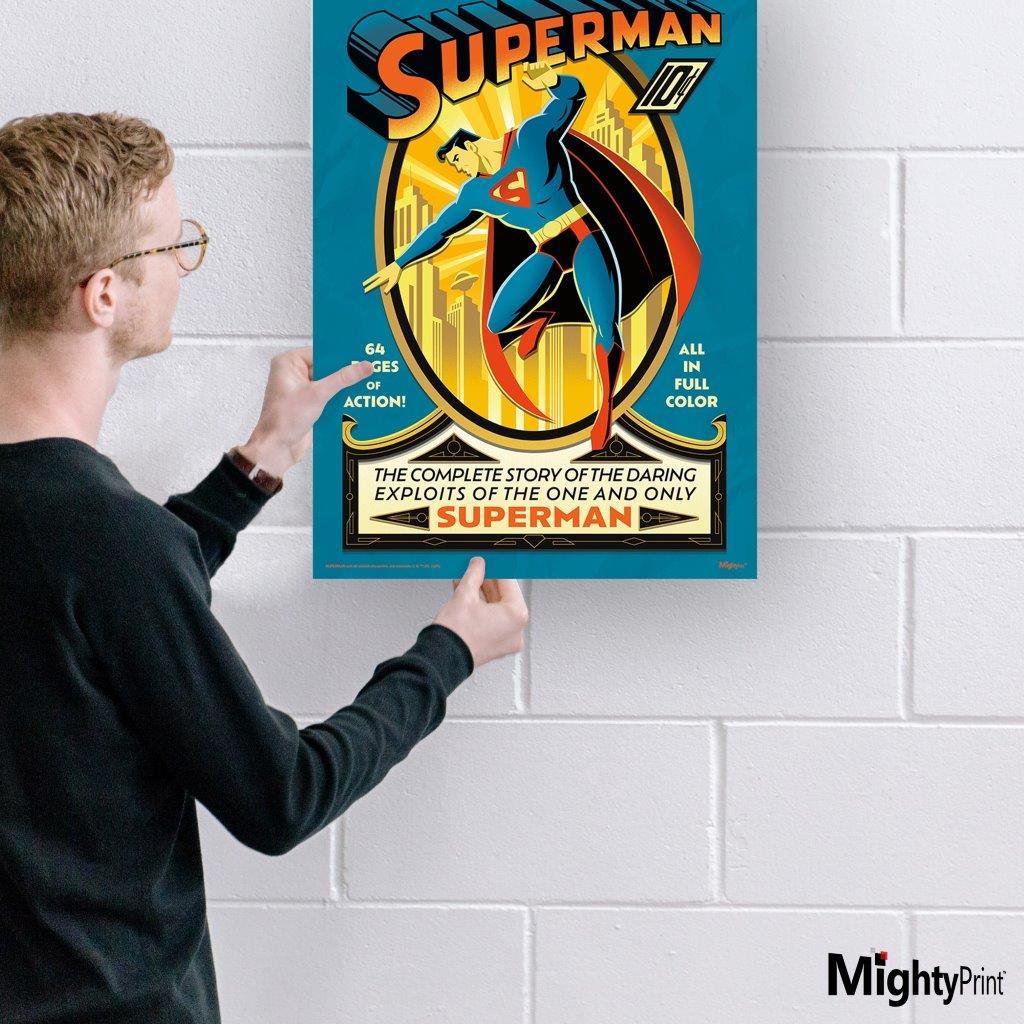 Superman (Vintage Cover) MightyPrint™ Wall Art MP17241081