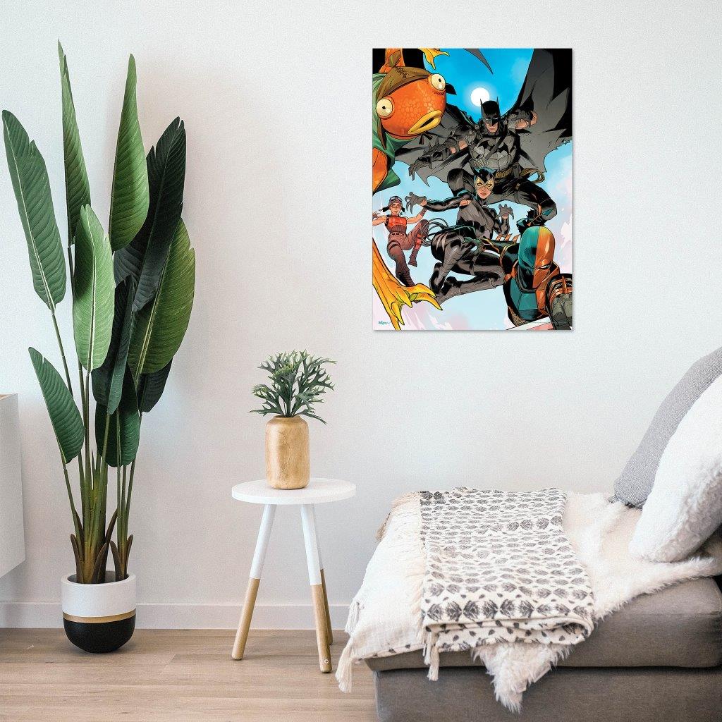 Batman/Fortnite (Dropping In) MightyPrint™ Wall Art MP17241091