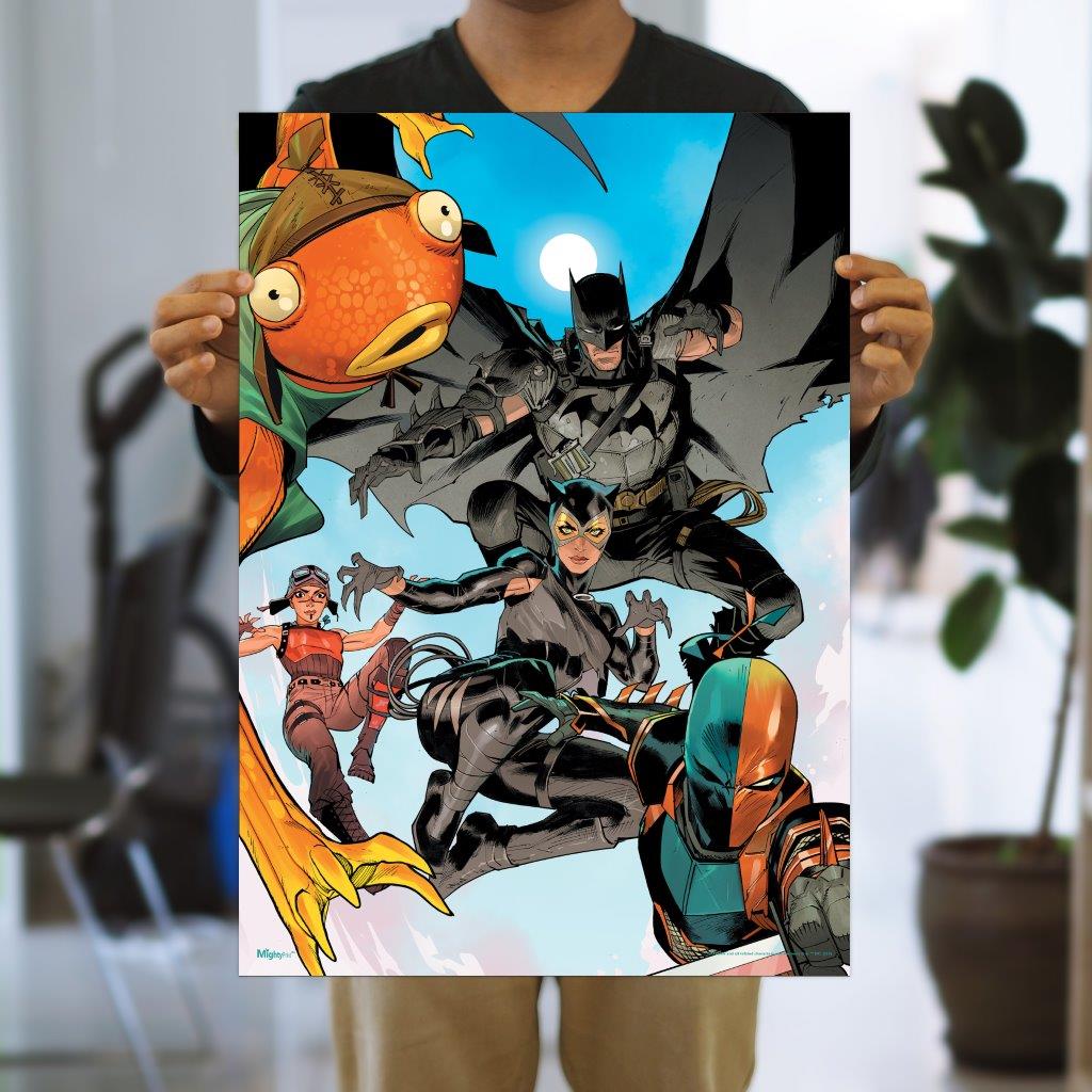 Batman/Fortnite (Dropping In) MightyPrint™ Wall Art MP17241091