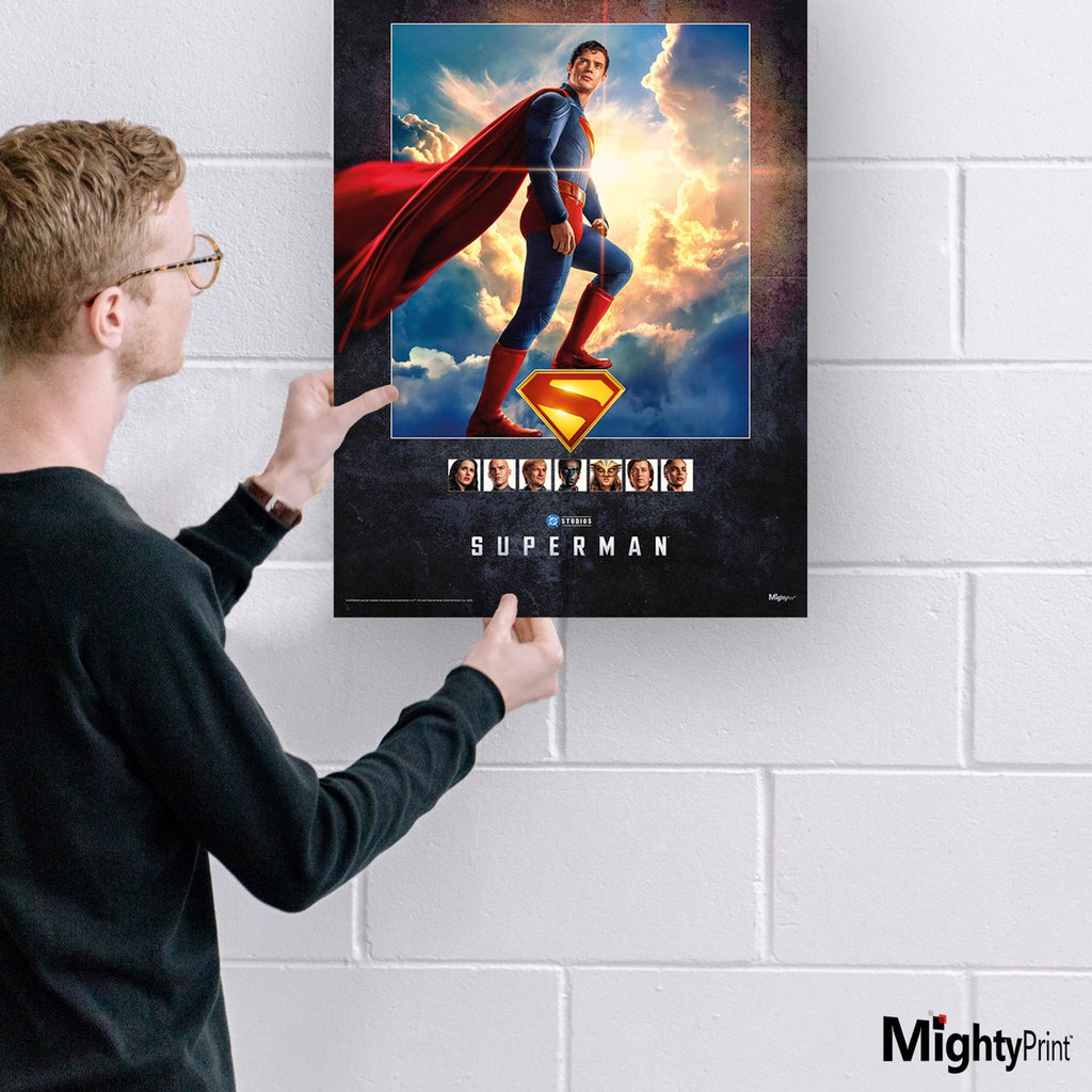 Superman (2025) (Clouds) MightyPrint™ Wall Art MP17241101