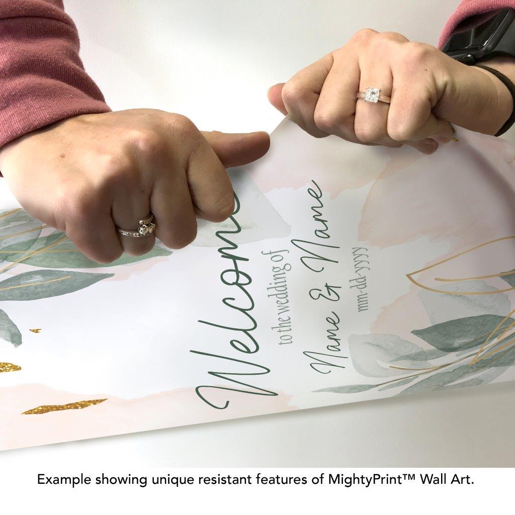 Trend Setters Original (Wedding Welcome Sign) Personalized MightyPrint™ Wall Art MP17241108
