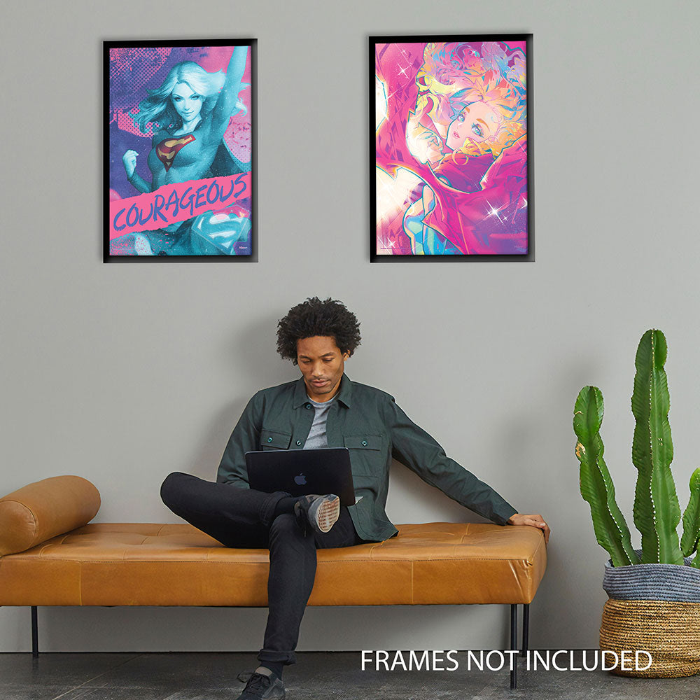Supergirl (Neon Dream) MightyPrint™ Wall Art MP17241138