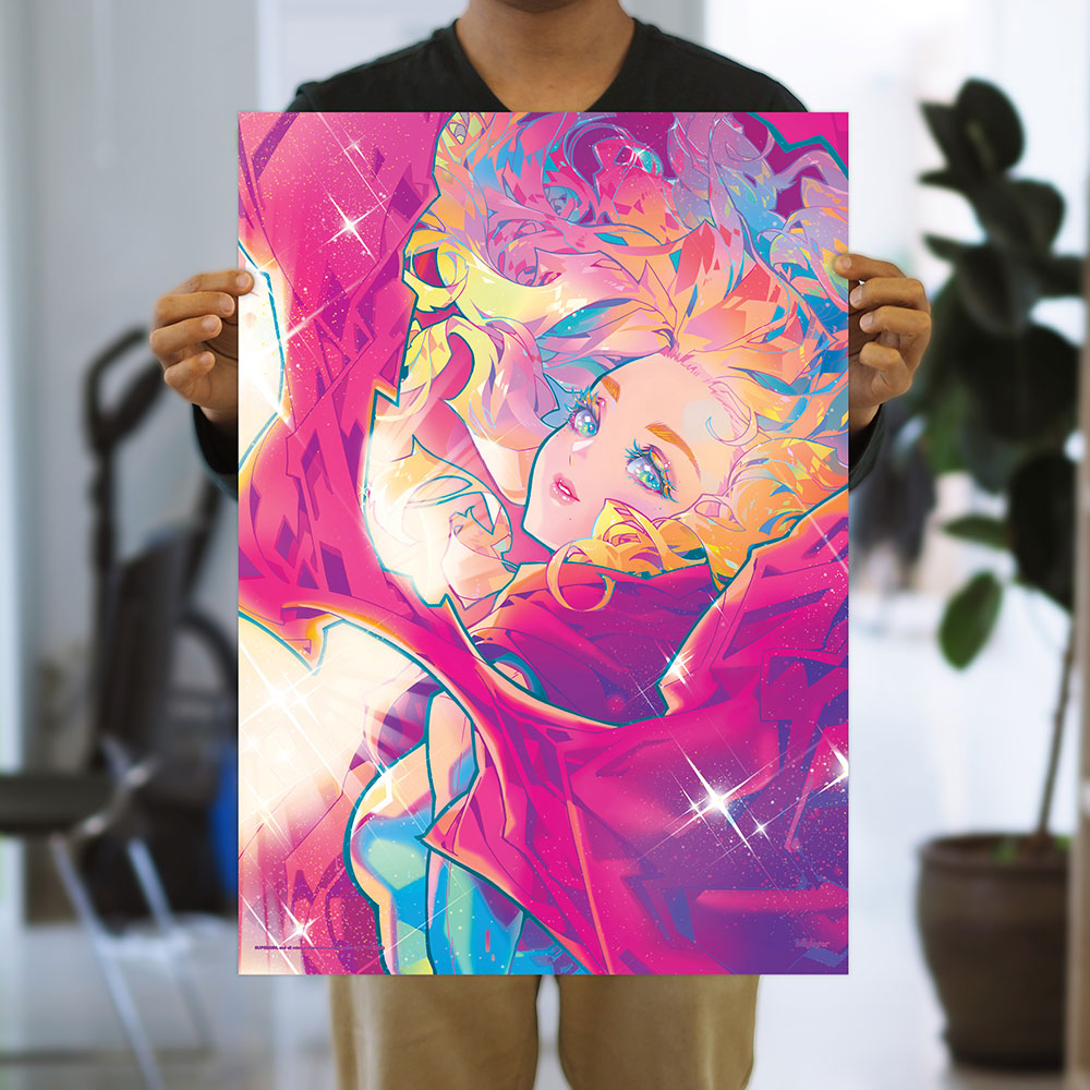 Supergirl (Neon Dream) MightyPrint™ Wall Art MP17241138