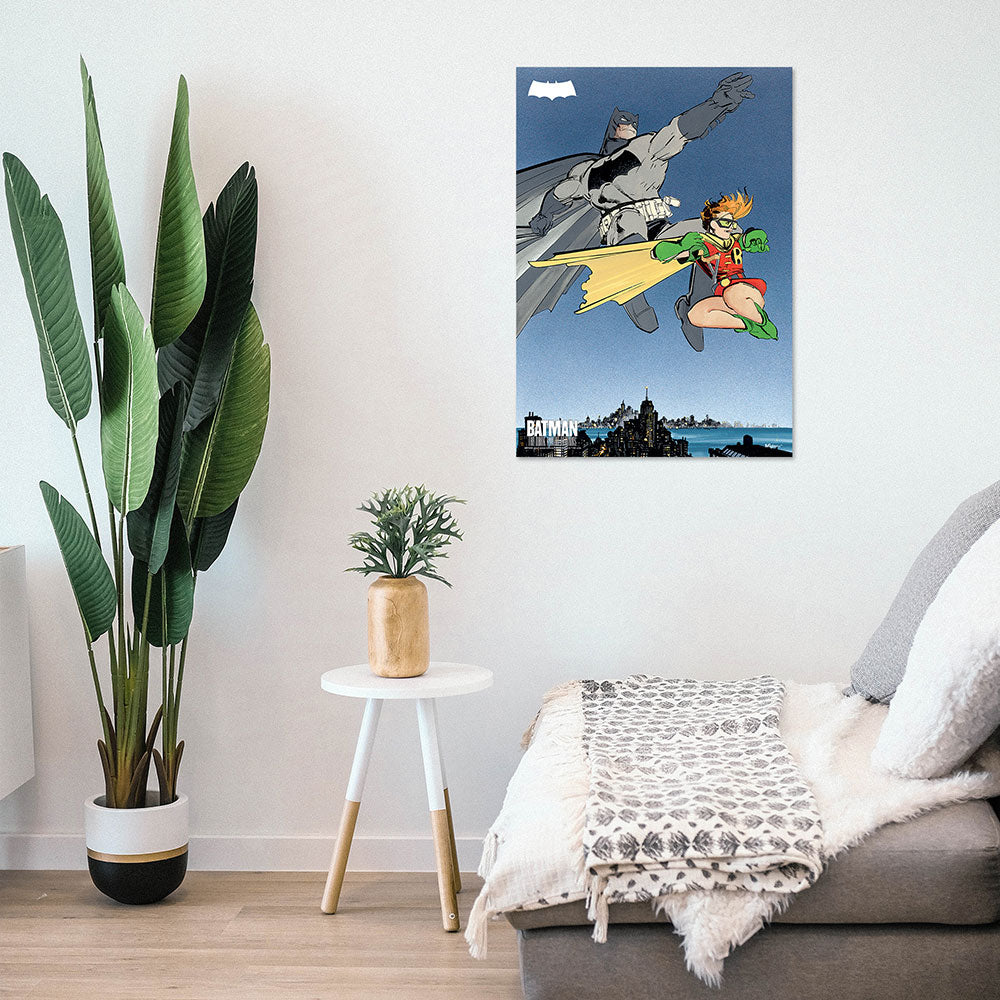 Batman: The Dark Knight Returns (Batman and Robin Over Gotham) MightyPrint™ Wall Art MP17241151