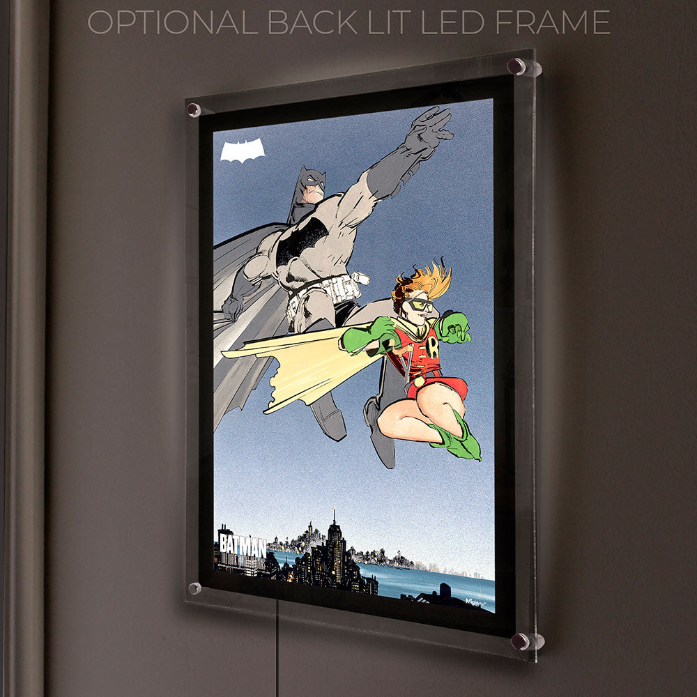 Batman: The Dark Knight Returns (Batman and Robin Over Gotham) MightyPrint™ Wall Art MP17241151