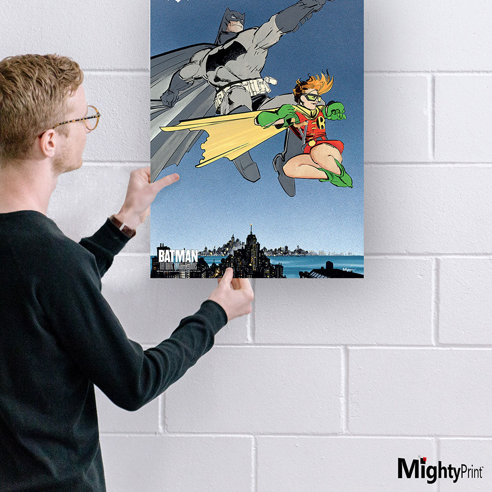 Batman: The Dark Knight Returns (Batman and Robin Over Gotham) MightyPrint™ Wall Art MP17241151