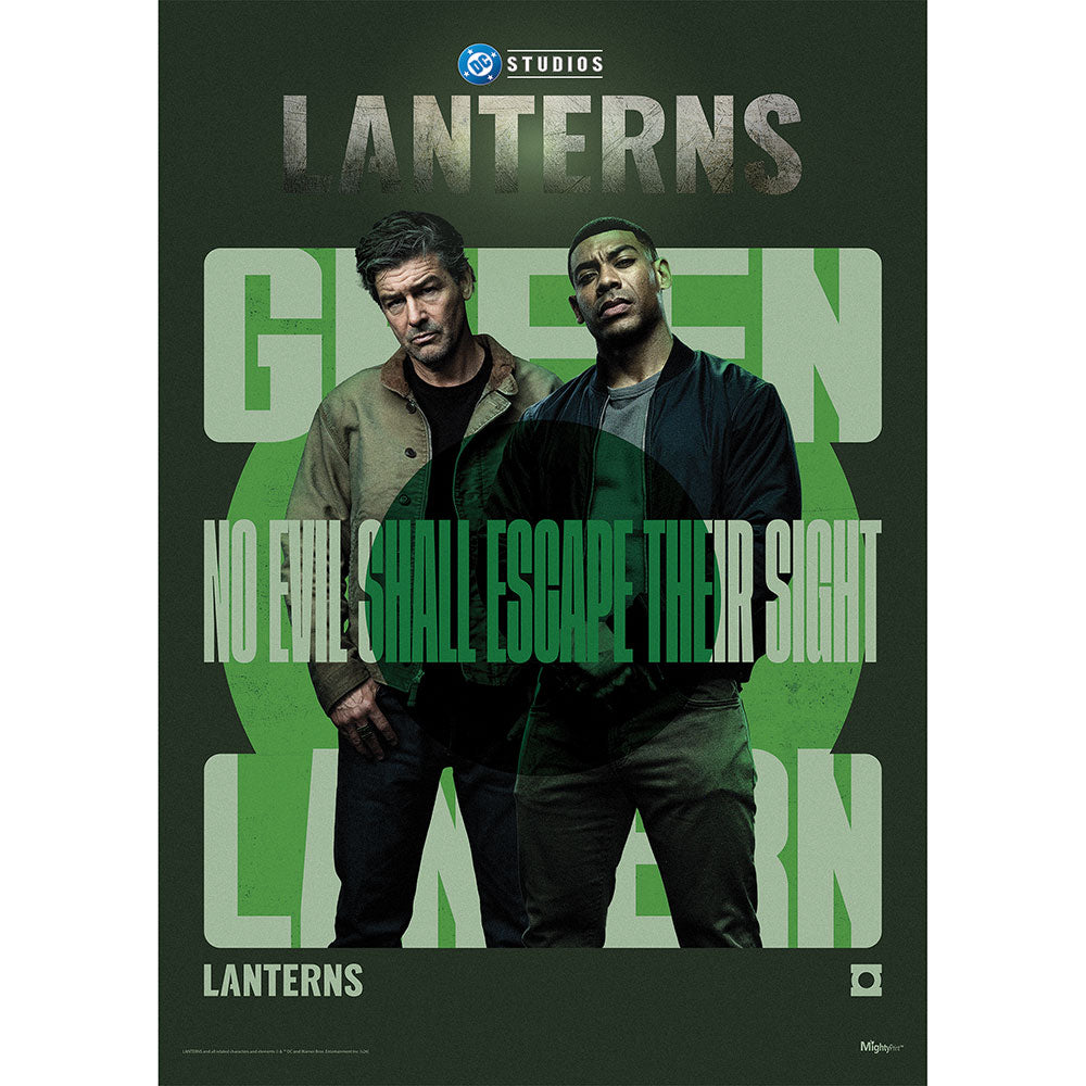 DC Comics Lanterns (No Evil Shall Escape Their Sight) 17 x 24 MightyPrint™ Wall Art MP17241165