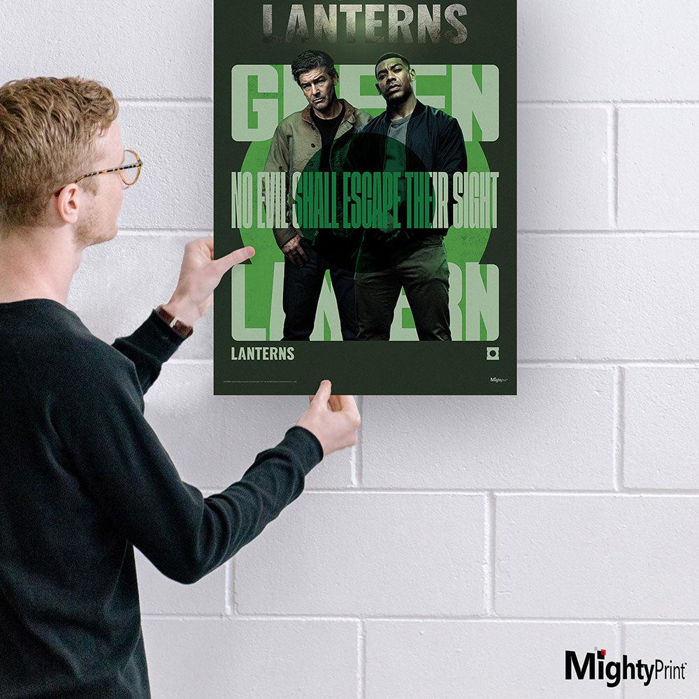 DC Comics Lanterns (No Evil Shall Escape Their Sight) 17 x 24 MightyPrint™ Wall Art MP17241165