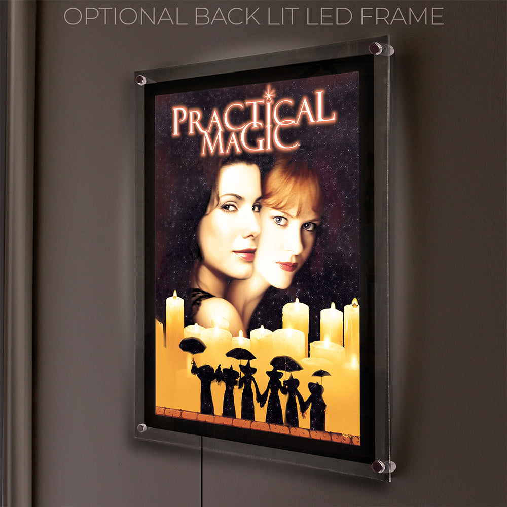 Practical Magic (Sally & Gillian Owens Candlelight Portrait) 17” x 24” MightyPrint™ Wall Art MP17241172