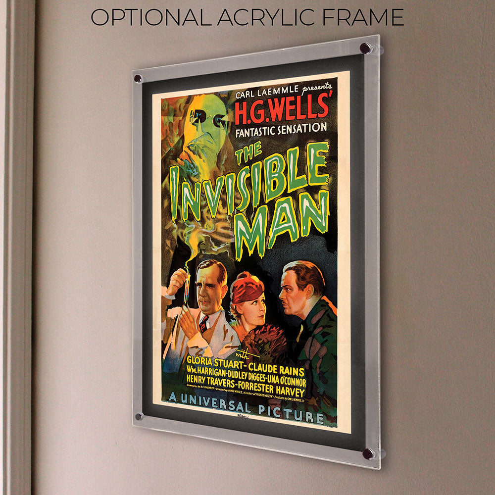 The Invisible Man (Vintage Poster) 17" x 24" MightyPrint™ Wall Art MP17241179