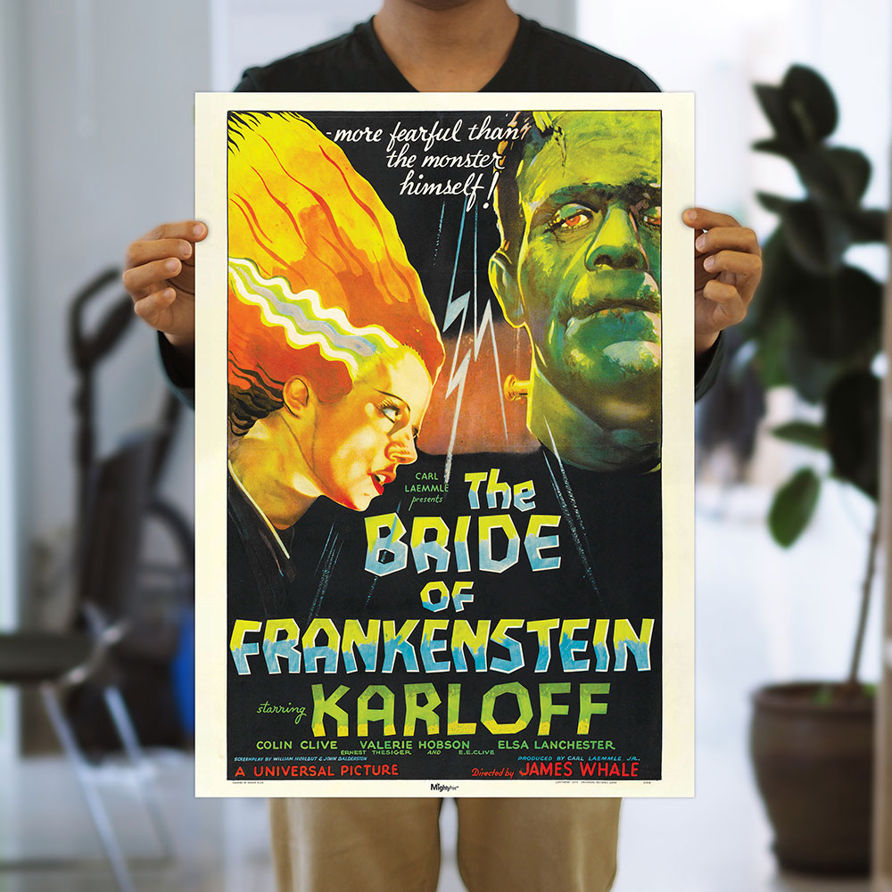 The Bride of Frankenstein (Vintage Poster) 17" x 24" MightyPrint™ Wall Art MP17241180
