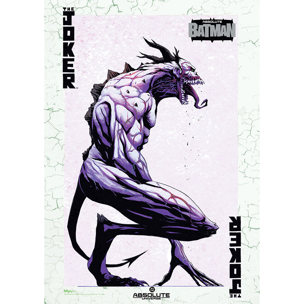 Absolute Batman (The Joker Monster Portrait) 17” x 24” MightyPrint™ Wall Art MP17241186