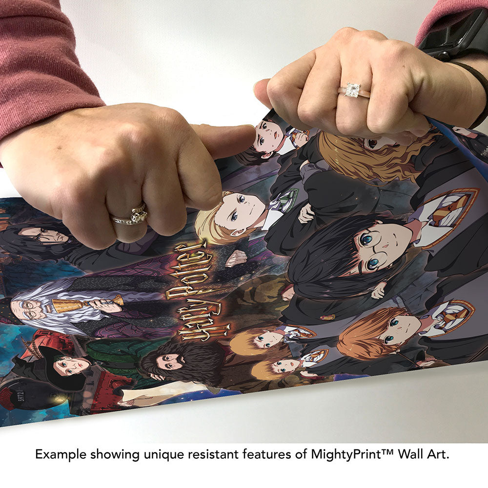 Harry Potter (Anime Hogwarts Collage) 17” x 24” MightyPrint™ Wall Art MP17241195